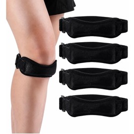 4pz Rodilleras Deportiva Compresión Ajustable De Gym Fitness