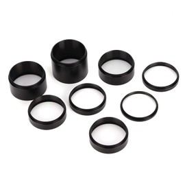 Telescope Astronomical Telescope Extension Tube Aluminum Alloy Lens Adapter Ring 3/5/7/10/12/15/20/30mm Set of 8