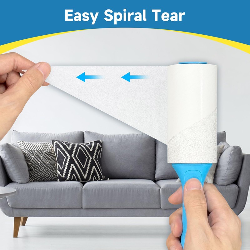 Swihauk 600 Sheets Extra Sticky Lint Rollers for Pet Hair,