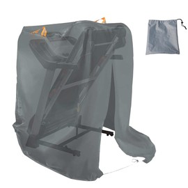 King Mills 420D Treadmill Cover Waterproof Outdoor or Indoor Storage, Ideal as Elliptical Cover and Outdoor Treadmill Cover with 2 Reflective Handles for Running Machine,Folded