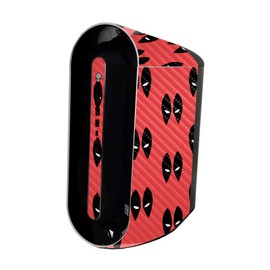 MightySkins Carbon Fiber Skin Compatible with Alienware Aurora R11 Gaming Desktop - Dead Eyes Pool | Protective, Durable Textured Carbon Fiber Finish | Easy to Apply | Made in The USA