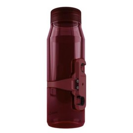 Fidlock Twist Bottle 700 Life + Bike Base Red - Innovative Magnetic Bike Water Bottle Including Size 700 ml - Colour Clea