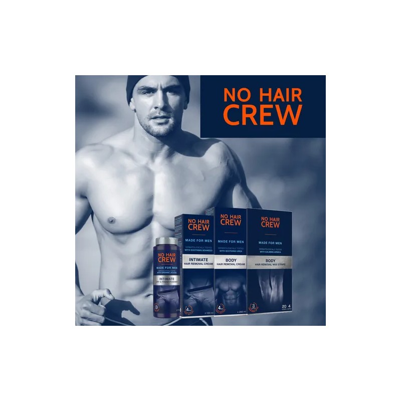 No Hair Crew intimate crema depilatoria íntima para hombre 100ml