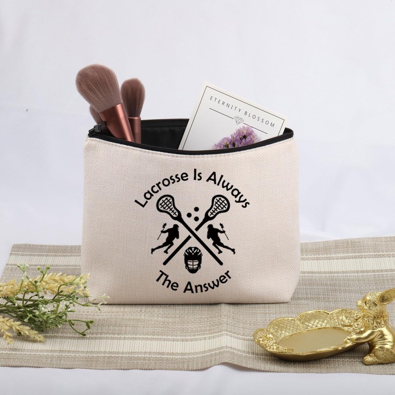 JNIAP Lacrosse Player Gift Lacrosse is Always the Answer Cosmetic