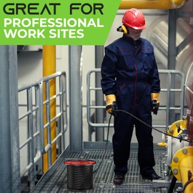 GearIT Stranded THHN Wire (14 Gauge, 150 Feet) 100% OFC Electrical Building Wire, Rated for Up to 600 Volts, Single Conductor, Nylon Jacket, UL Listed/RoHs Compliant - Black, 150ft