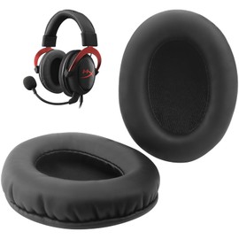 Hyper X Cloud 2 II Ohrpolster, Ersatz-Ohrpolster, kompatibel mit Hyper X Cloud II, Cloud 2, Cloud Flight S, Cloud Stinger, Cloud Alpha Gaming-Kopfhörer, Ohrpolster, Ohrenschützer, Memory-Schaum