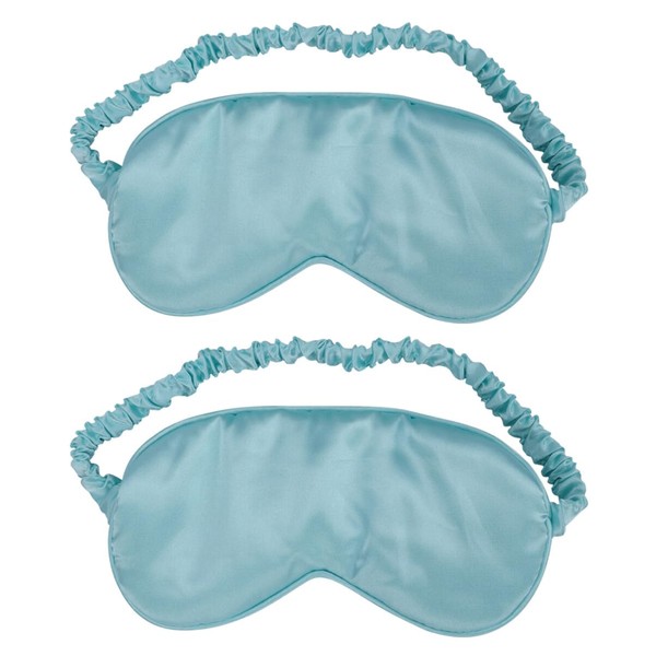 ORFOFE 2pcs Silk Eye Masks for Sleeping Light Blocking Eye