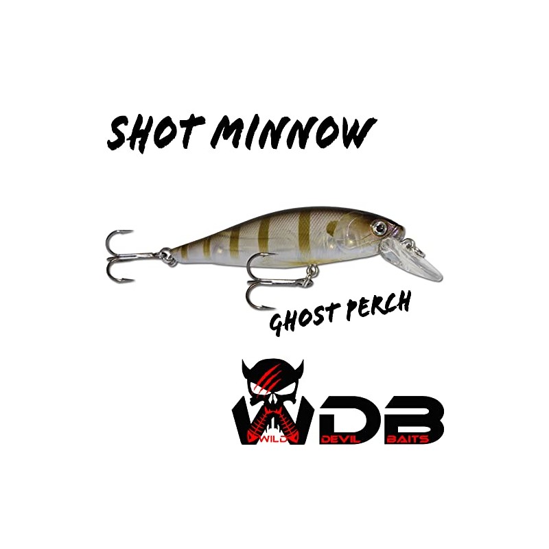 Angel-Berger Wild Devil Baits Shot Minnow Wobbler Hard Bait Artificial