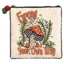 Bamboo Trading Pochette Grow, Pouch, 6-inch Width x 6-inch Height