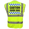 Sillitoe Caution Guide Dog, Dog Walking Yellow Hi Vis Viz