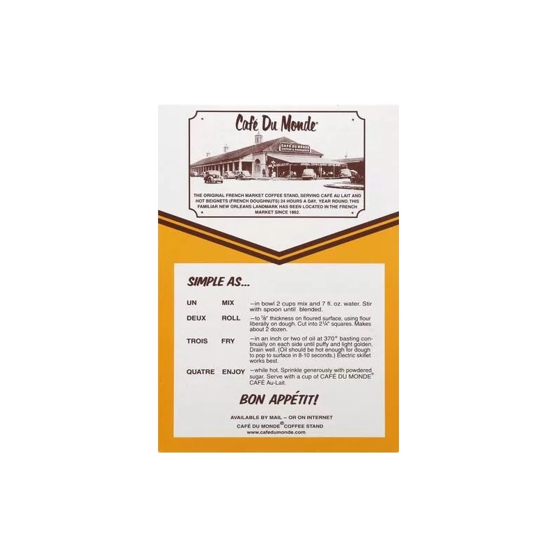 Cafe Du Monde Beignet French Donut Mix 28 oz -