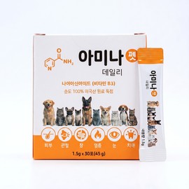 Bae Seok-cheol's Amina Pet High-content Vitamin B3 Niacinamide Dog Cat Joint Coat Comprehensive Nutrient / 배석철의 아미나펫 고함량 비타민B3 나이아신아마이드 강아지 고양이 관절 피모 종합 영양제