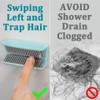AIXXCUVQ Bathtub Hair Filter Prevent Loose Hair Blockage Compostable Packaging
