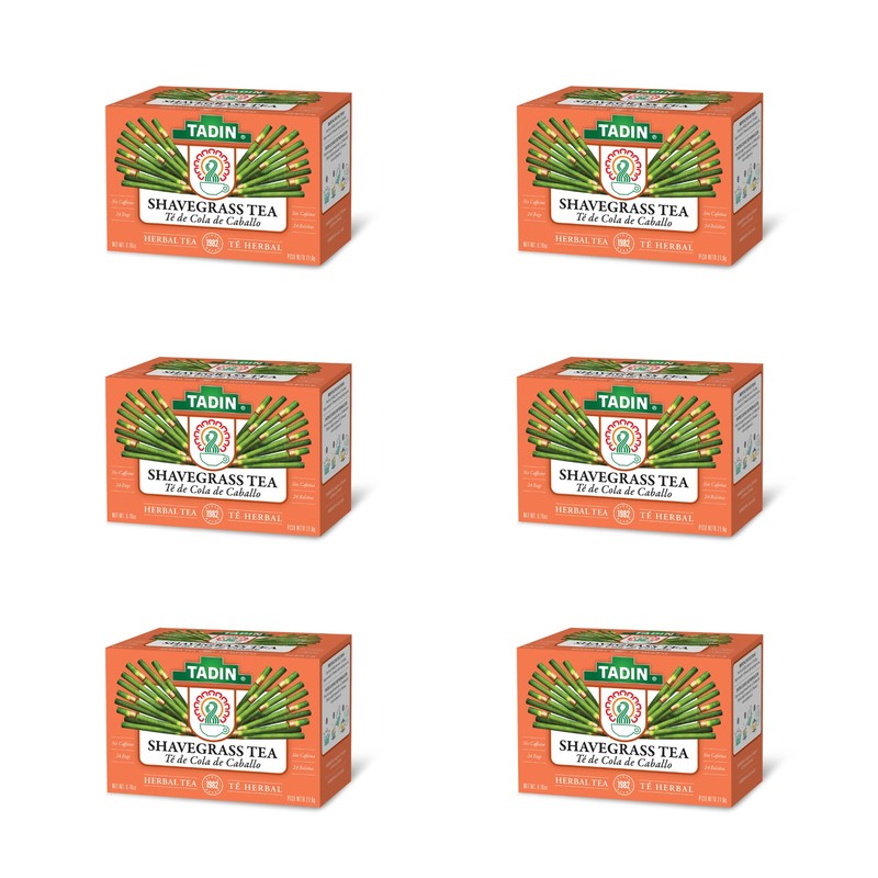 Tadin Shavegrass Herbal Tea, Caffeine Free, 24 Tea Bags Per
