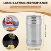 Aswalling 6PCS of Stainless Steel Salt and Pepper with Rotating