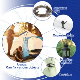 Bungee Cord - 20 Pack Bungee Cords with Balls 6 Inch Bungee Cords with Hooks Bungee Cord Elastic Cord Bungee Cords Heavy Duty Outdoor Small Bungee Cords Bungee Straps Tarp Bungee Cords with Balls