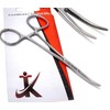 Stainless Steel Heavy Duty Hemostat Forceps Curved 5.5" (14cm), Full