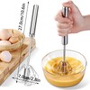 Fine jade2 Whisk Stainless Steel Manual Whisk Semi-Automatic Whisk for