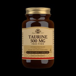 Solgar Taurine 500mg Vegetable 50 Capsules