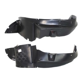 For Chevy HHR 2006 07 08 09 10 2011 Fender Liner Driver and Passenger Side | Pair | Front | Plastic | Replacement For GM1248180, GM1249180 | 22714693, 15856031