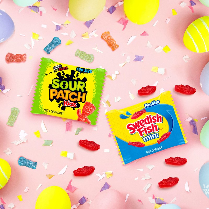 SOUR PATCH KIDS and SWEDISH FISH Mini Soft & Chewy