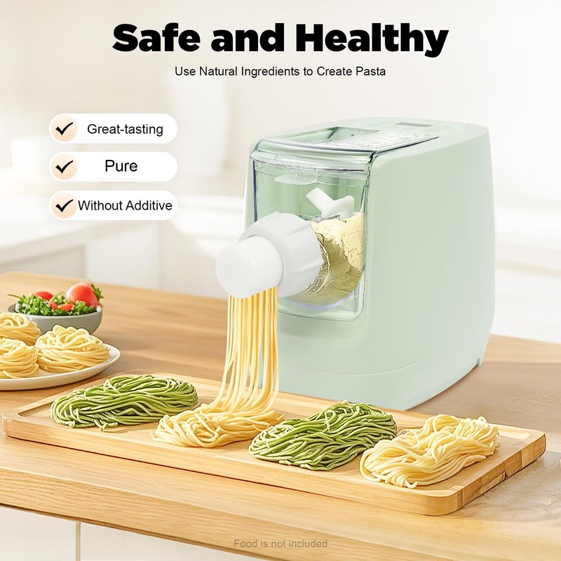 Electric Pasta Maker, 260W Noodle Maker Machine with 13 Molds