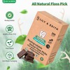 LILY & EDITH Biodegradable Dental Floss Picks Adults and Kids