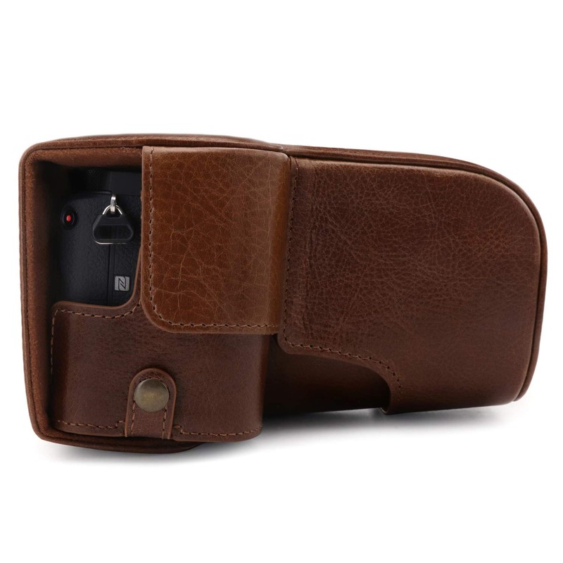 MegaGear MG1803 Ever Ready Genuine Leather Camera Case Compatible with