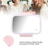Car Sun Visor Makeup Mirror Surround LED Lights Touch Screen