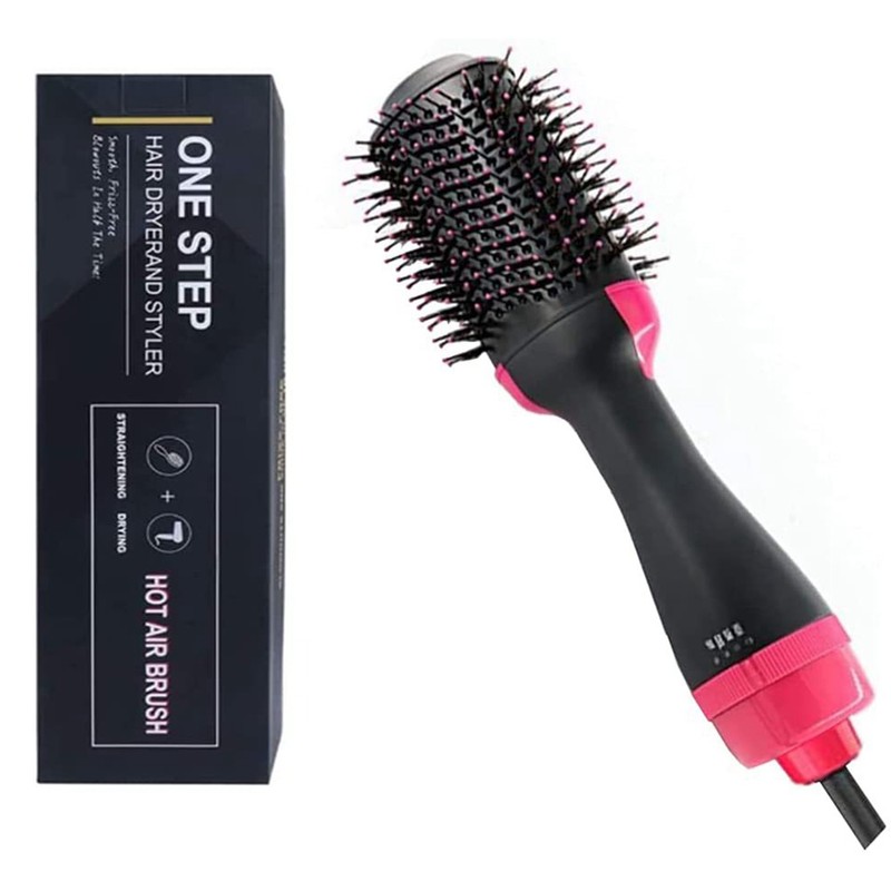 1200W Hot Air Comb 2 In1 ABS Multifunction Ion Technology