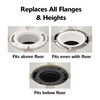 Korky 6000CP Toilet Wax Free Seal Kit with Hardware -