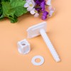 2 Pairs Seat Screws Plastic Hinge Bolts for Top Mount