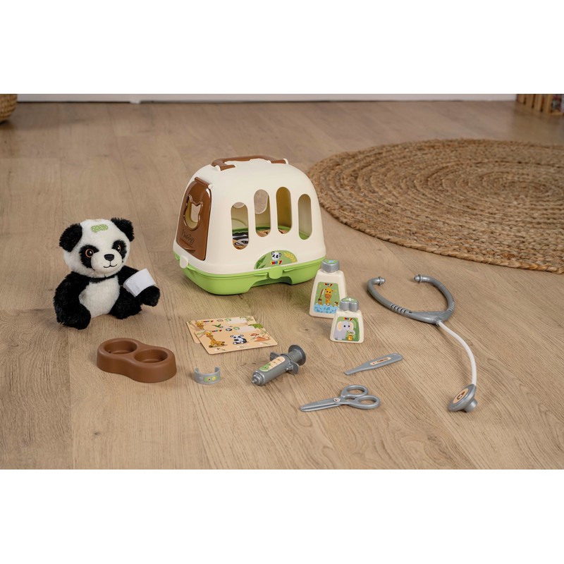 Smoby - Veterinarian Play Set in Case with Panda Cuddly