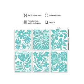 Teal Green Teal Wall Decor - Teal Wall Art - Boho-chic Boho Wall Art - Light Teal Living room Decor - Teal Blue Kitchen Bedroom Dining room Home Decor - Teal Bathroom Accessories for Women Girls Teens