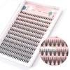20D Lash Clusters, 240pcs Individual Lash Extensions 20D Volume Cluster Lashes, 8-12mm Mix Lengths C Curl 0.07mm Thickness eyelash Individual Cluster Lashes Apply Under your Lashes(8/9/10/11/12mm) | FinyDreamy