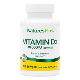 Nature's Plus Vitamin D3 10,000 IU (250 mcg) Nature's Plus