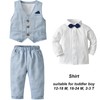 amokk Baby Boy Formal Wear for 1st 2nd Birthday Gentleman