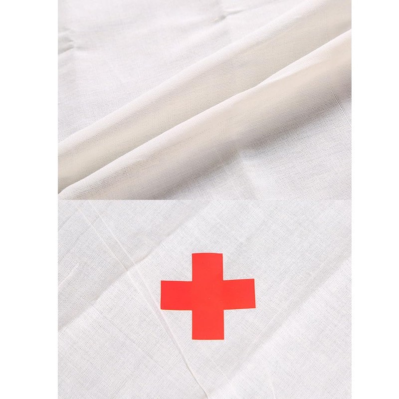 DeaHea 2 Pack Triangular Bandages with Cross Printing First Aid