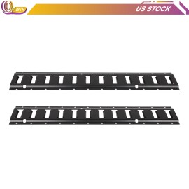 Kit de rieles de amarre de vías E de 2 piezas 3 ft rieles de vías E de 3' para remolque de carga cerrado