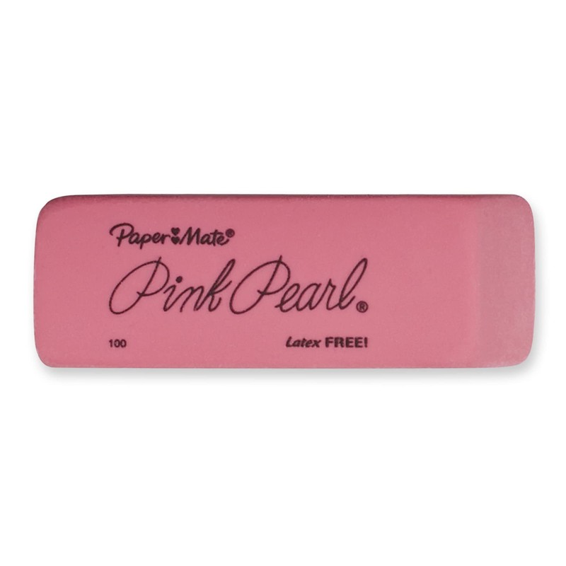 Paper Mate® Pink Pearl® Erasers, Medium, Pack of 3