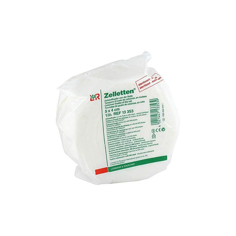 Cellulose Swab 4 x 5 cm Sterile Roll