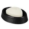 Bath Bliss Hammered Texture 4 Piece Bath Accessory Set in