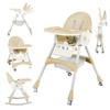 6 in 1 Baby High Chair Portable Highchair with Wheeled