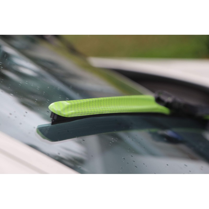 AutoTex Clix Wipers - Green Carbon Fiber Automotive Wiper Blades