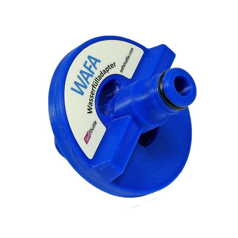 WAFA, Water tank adapter, water tank cap, motorhome, scooter team,