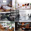 ZFENGYYUAN NAVY Flower Pillow Covers 45x45 cm Cushion Covers Polyester