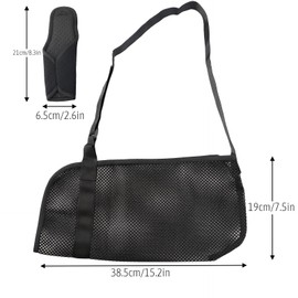 Annlpoy 1pcs Mesh Shoulder Sling for Shoulder Injuries, Rotator Cuff Tears, Arm Support for Shower, Adjustable for Right and Left Arm, Elbow Stabilization
