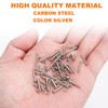1100Pcs Nickel-Plated M1.2,M1.4,M1.5,M2 Round Pan Head Tapping Screws Laptop Notebook