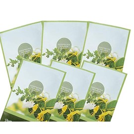 FloralSimplicity Honeysuckle Scented Sachets (Spring and Summer) 6 Pack - Long Lasting, ECO-Friendly Home Fragrance Perfect for Any Space - Air Freshener - Scents for Rooms & More!