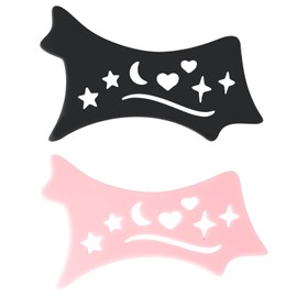 ROBOHOOK 2 PCS Eyetour Eyeshadow Tool, Eyeshadow Assistant, Eyeshadows Stencils for Eyes, Perfect Eyeliner and Eyeshadows Application for Women Quick Make-Up Stencils, Eyes Beginners Friendly